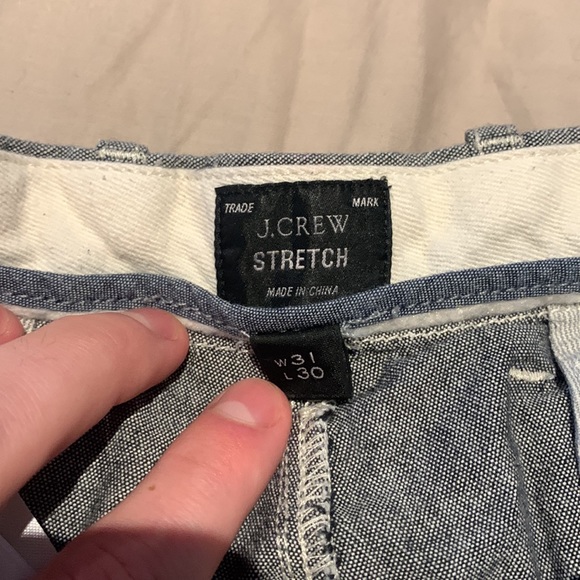 grey J Crew stretch dockers 31x30 - Picture 2 of 2